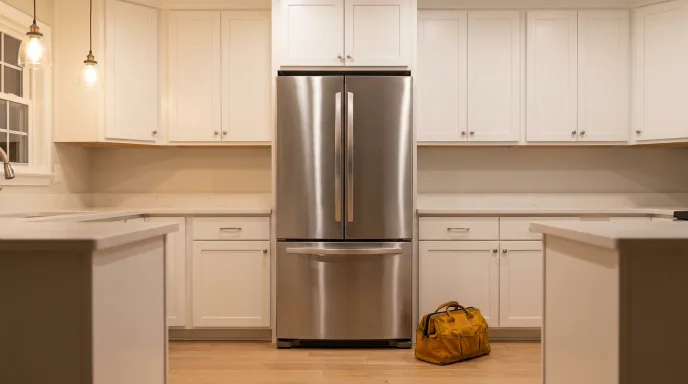 Bright laundry room with a washer and dryer in a Leander home